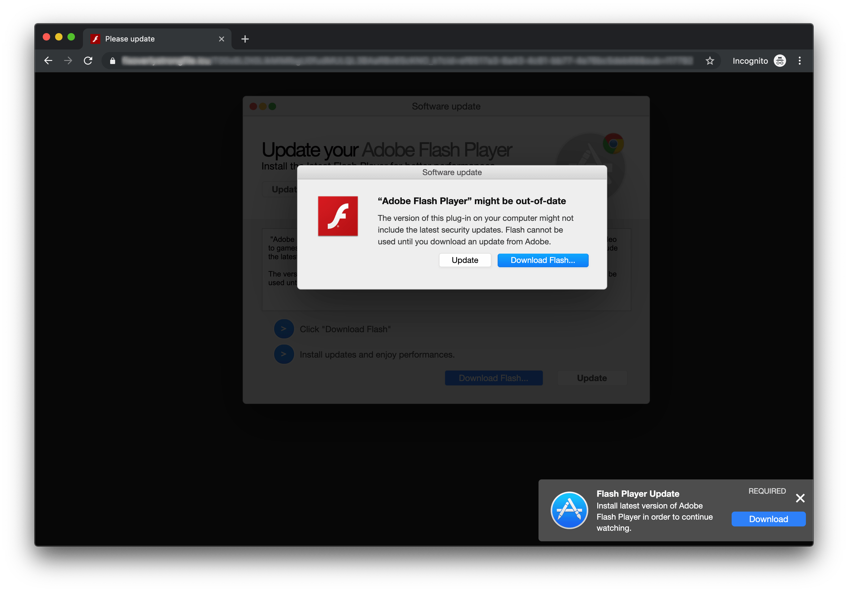 mac os x remove adobe flash player updater